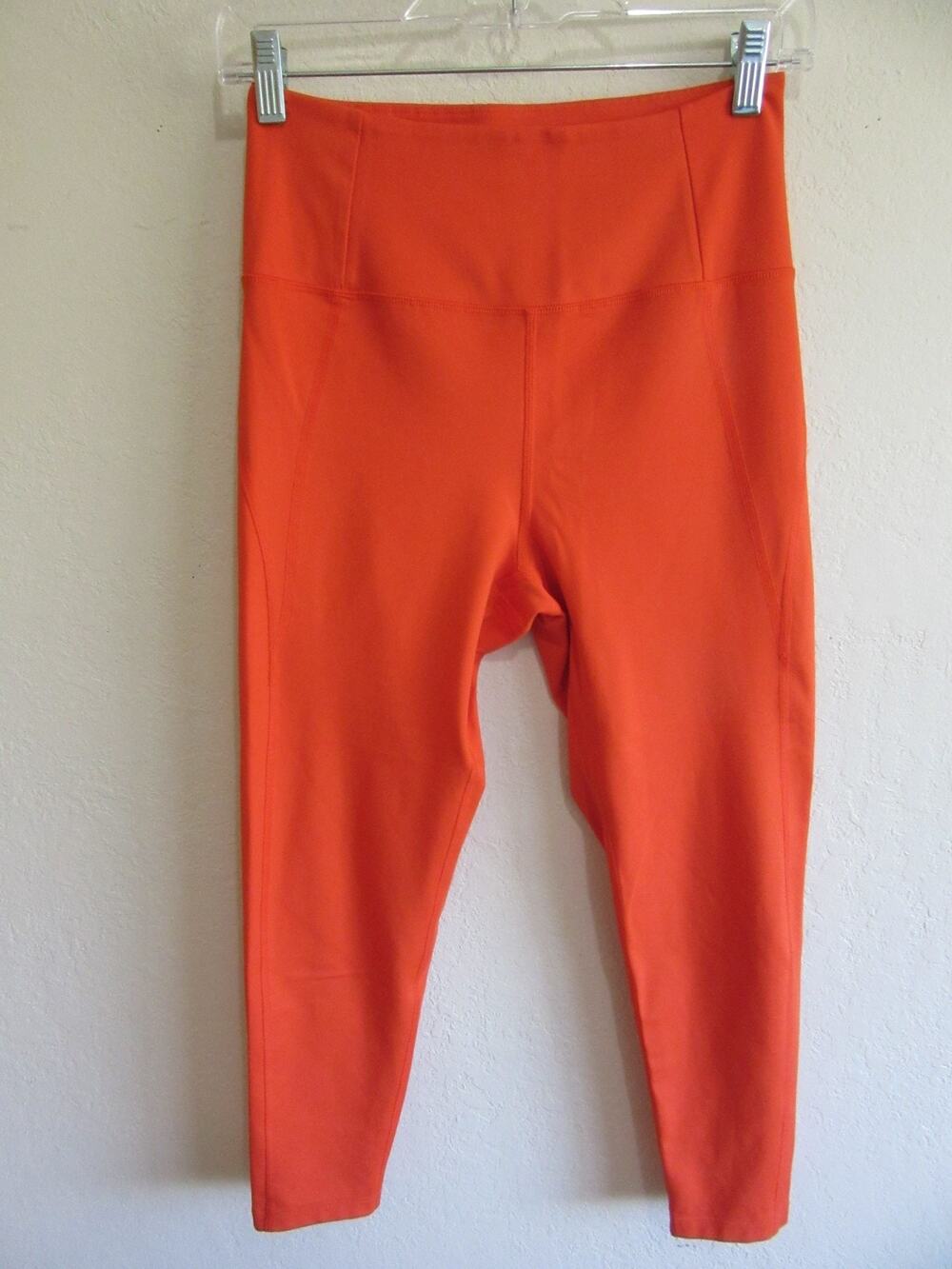 GIRLFRIEND COLLECTIVE Orange M Athleisure Leggings-CA
